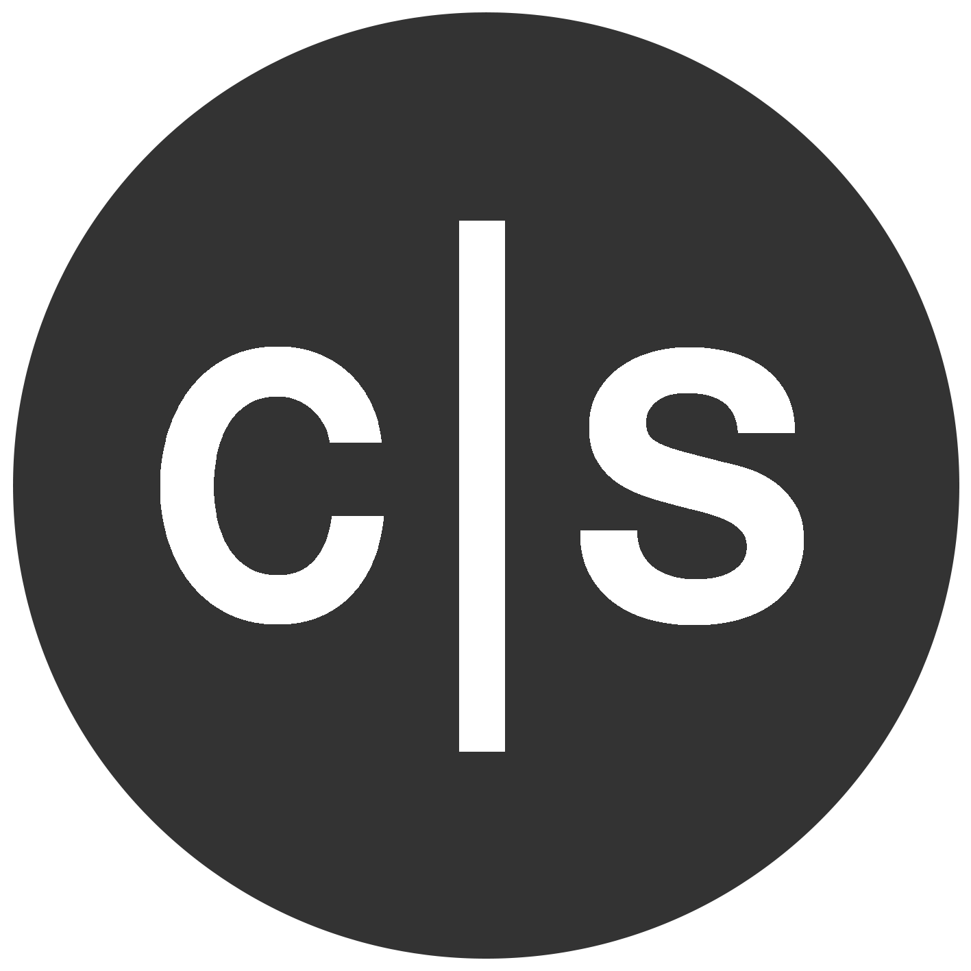Circular logo with initials C S.